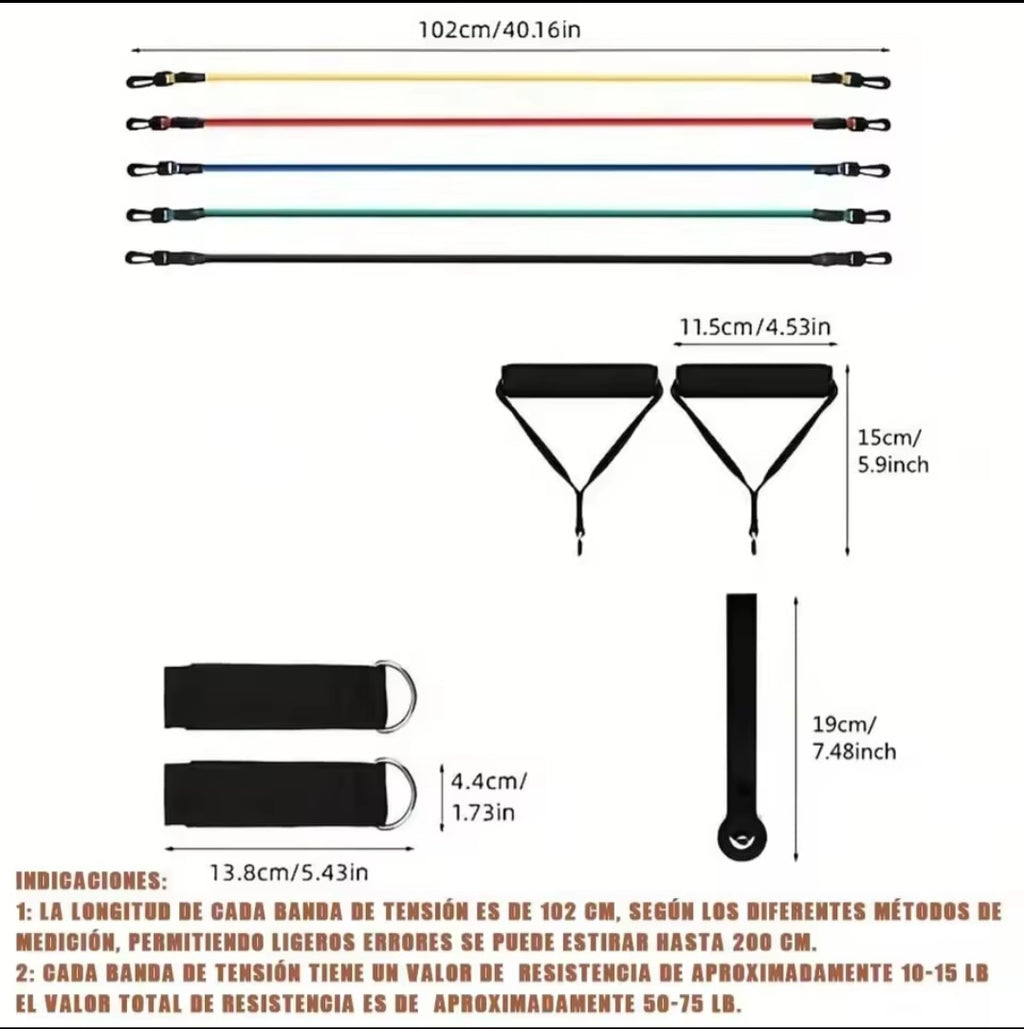 Bandas Elasticas de Musculacion