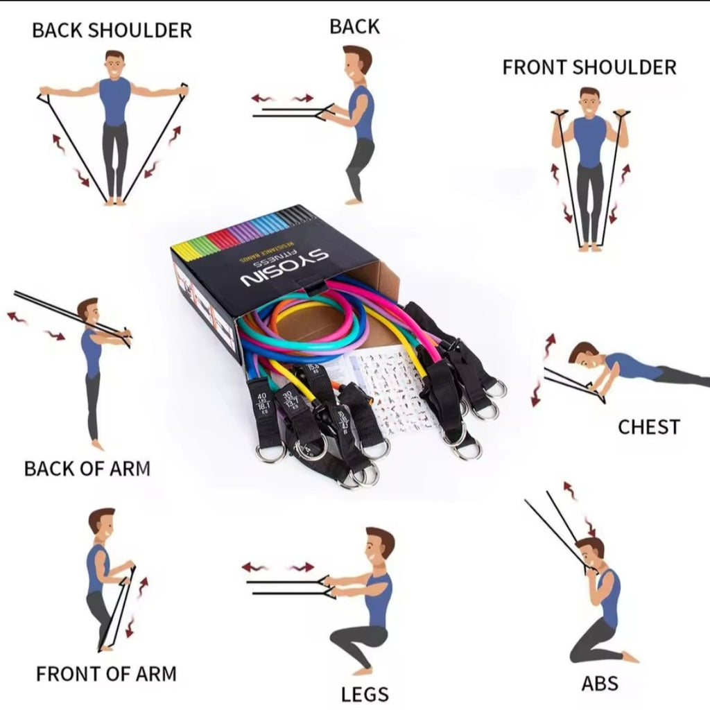 Extensores de pecho para fitness