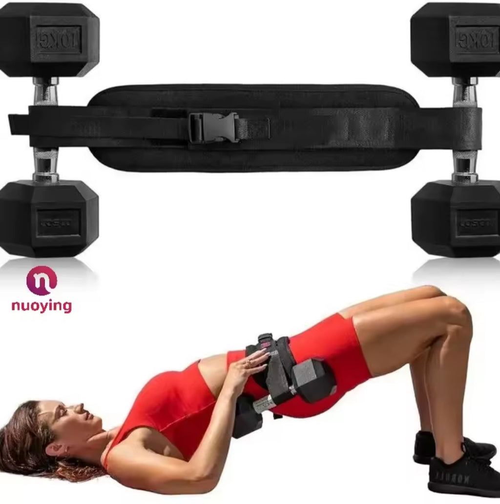 Cinturón Ajustable para Hip Thrust y Entrenamiento de Glúteos con Mancuernas – Envío en 3 Días